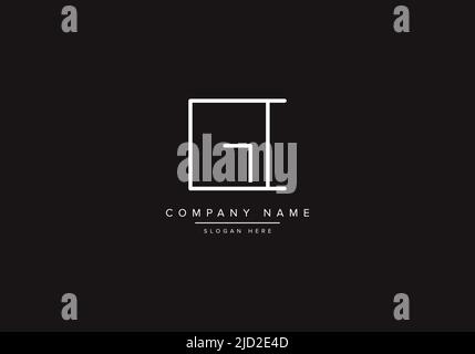 GI logo design vector illustration template. Stock Vector