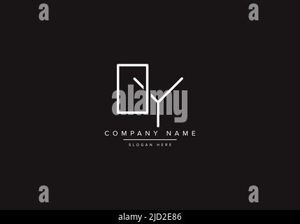 OY logo design vector illustration template. Stock Vector