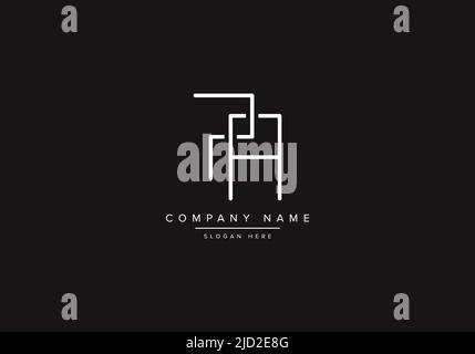 PA logo design vector illustration template. Stock Vector