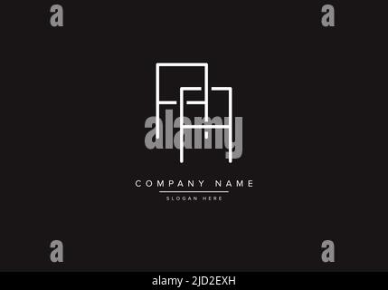 AA logo design vector illustration template. Stock Vector