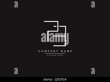 PB logo design vector illustration template. Stock Vector
