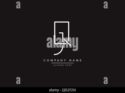 QJ logo design vector illustration template. Stock Vector