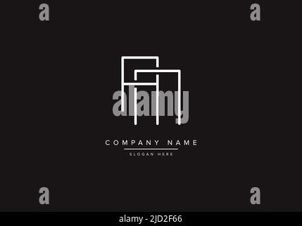 AM logo design vector illustration template. Stock Vector