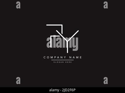 PY logo design vector illustration template. Stock Vector