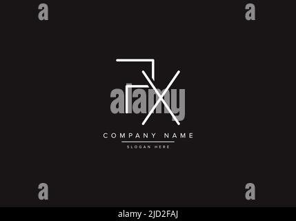 PX logo design vector illustration template. Stock Vector