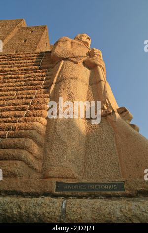 statue of Andries Pretorius Voortrekker monument Pretoria South Africa ...