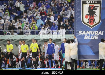 Maya Yoshida (JPN), JUNE 14, 2022 - Football/ Soccer : KIRIN Cup Soccer 2022 between Japan 0-3 Tunisia at Panasonic Stadium Suita in Osaka, Japan. (Photo by SportsPressJP/AFLO) Stock Photo