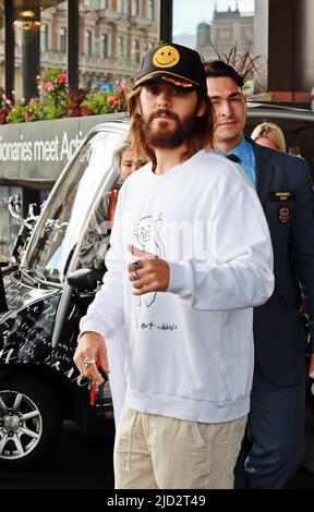 Jared Leto at the Brilliant Minds conference at Grand Hotel in Stockholm, Sweden, June 16, 2022. Photo: Lars Hoglund / TT / code 2844 Stock Photo