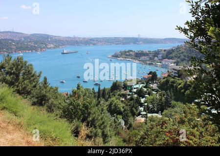 Bosphorus Sea View, Istanbul, Turkey Stock Photo