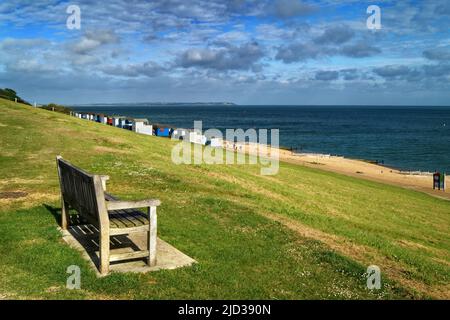 UK, Kent, Tankerton Slopes view overlooking Beach and Sea Stock Photo