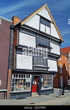 UK, Kent, Canterbury, Palace Street, The Crooked House Stock Photo