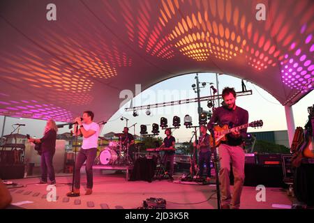 June 15, 2022, Virginia Beach, Virginia, USA: Beach events brings CARBON LEAF to the 17th street stage in Virginia Beach, Virginia on 15 June 2022. Photo Â© Jeff Moore (Credit Image: © Jeff Moore/ZUMA Press Wire) Stock Photo