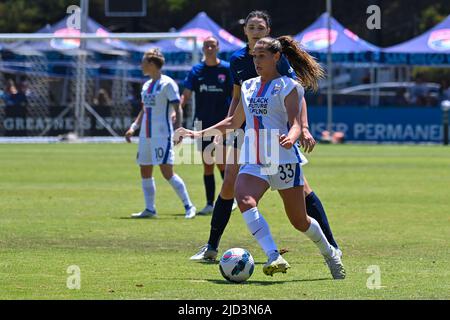 Ol Reign Midfielder Olivia Van Der Jagt (33) Watches As Angel City Fc 