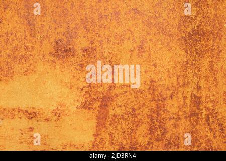 Background orange, sheet rusty and old metal Stock Photo