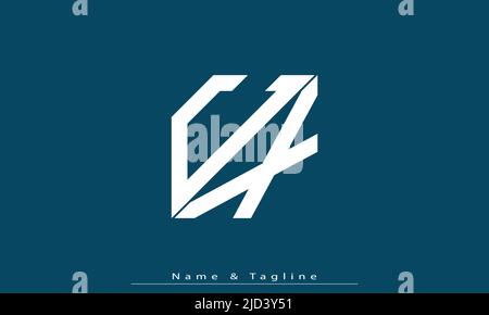 Alphabet letters Initials Monogram logo CX , XC Stock Vector