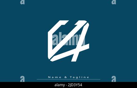 Alphabet letters Initials Monogram logo CX , XC Stock Vector