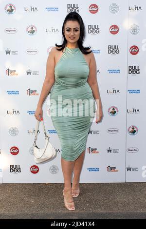 The Luna Cinema’s Summer Gala Screening of 'Top Gun' held at Kensington Palace - Arrivals Featuring: Amel Rachedi Where: London, United Kingdom When: 11 Aug 2021 Credit: Mario Mitsis/WENN Stock Photo