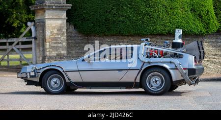 1982 DELOREAN DMC 12 Back To The Future car Stock Photo