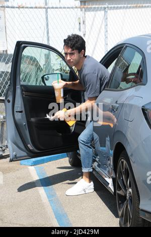 Abraham Rodriguez Jacqueline Scislowski seen in at Emerald Knights Comics and Games in Los Angeles, California Featuring: Abraham Rodriguez Where: Los Angeles, California, United States When: 14 Aug 2021 Credit: Guillermo Proano/WENN Stock Photo