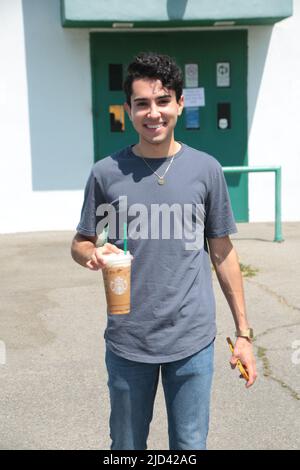 Abraham Rodriguez Jacqueline Scislowski seen in at Emerald Knights Comics and Games in Los Angeles, California Featuring: Abraham Rodriguez Where: Los Angeles, California, United States When: 14 Aug 2021 Credit: Guillermo Proano/WENN Stock Photo