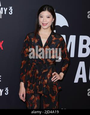 California, USA. 17th June, 2022. Amy Tsang arrives at The Umbrella Academy S3 Premiere Red Carpet held at The London Hotel West Hollywood, CA on Friday June 17, 2022. (Photo By Juan Pablo Rico/Sipa USA) Credit: Sipa US/Alamy Live News