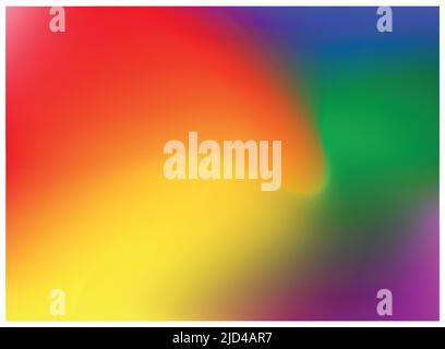 Smooth mesh blurred background. multi-color gradient pattern, LGBT colors gradient Stock Vector