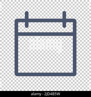 Schedule, calendar icon. Reminder and appointment. Editable vector. Stock Vector