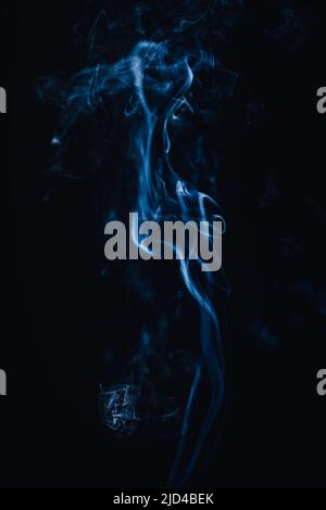 abstract smoke, on a black background Stock Photo