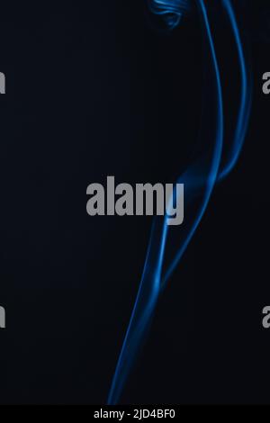 abstract smoke, on a black background Stock Photo