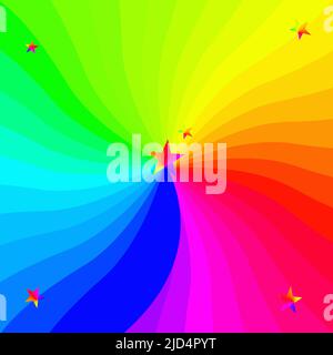 Abstract background bright multicolored spectrum ray rainbow modern presentation vector illustration Stock Vector