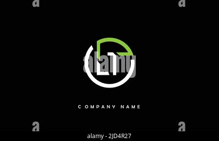 LT, TL Alphabets Letters Logo Monogram Stock Vector