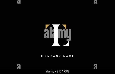 LT, TL Alphabets Letters Logo Monogram Stock Vector