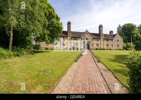 EAST GRINSTEAD,  WEST SUSSEX, UK - JUN 17 :  View of Sackville College East Grinstead, West Sussex, UK on June 17, 2022 Stock Photo