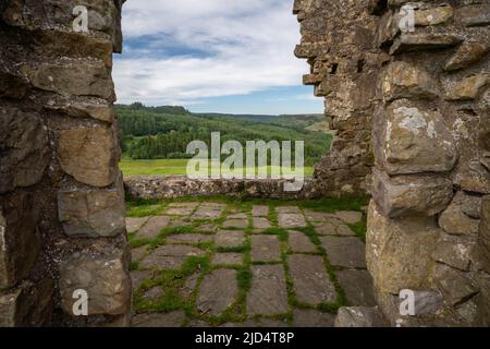 Skelton Tower on the North York moors in England Stock Photo