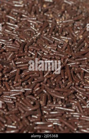 Macro close up of chocolate muesli with pieces of chocolate Stock Photo -  Alamy