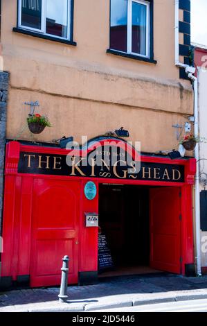 Hstorical pub in Galway's Latin Quarter, Ireland. Stock Photo