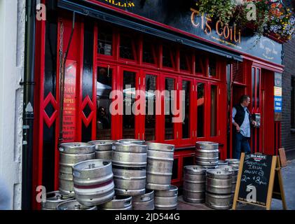 Tig Coili pub in the Latin Quarter of Galway, Ireland. Stock Photo