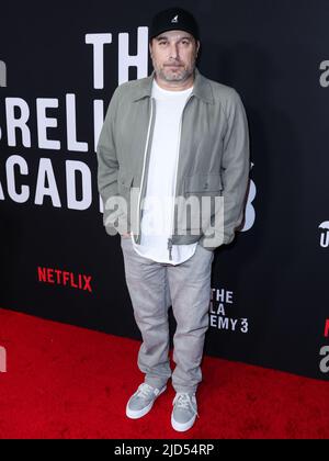 West Hollywood, USA. 17th June, 2022. WEST HOLLYWOOD, LOS ANGELES, CALIFORNIA, USA - JUNE 17: Producer Steve Blackman arrives at the World Premiere Of Netflix's 'The Umbrella Academy' Season 3 held at The London West Hollywood at Beverly Hills on June 17, 2022 in West Hollywood, Los Angeles, California, USA. (Photo by Xavier Collin/Image Press Agency) Credit: Image Press Agency/Alamy Live News