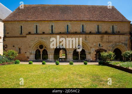 The Abbey of Saint-Martin. Massay monastery, Massay is a commune in the Cher department in the Centre-Val de Loire region of France. The Benedictine a Stock Photo