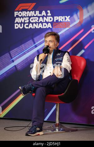 CAPITO Jost, Chief Executive Officer of Williams Racing, portrait press ...