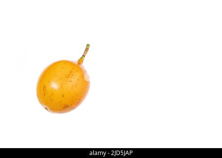 Passiflora Ligularis - Granadilla Or Chinese Pomegranate; Tasty And Healthy Fruit Stock Photo