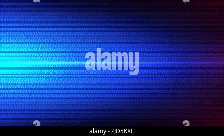 Abstract technology digital futuristic blue lines lighting effect on dark background. Vector illustration Stock Vector