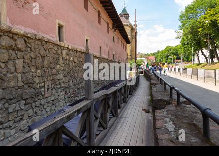 Lviv, Ukraine - 09 June 2018: The City Arsenal, the oldest of three historic arsenal buildings in Lviv. Stock Photo