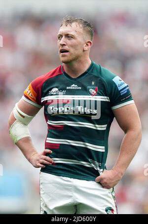 Leicester Tigers Tommy Reffell In Action During The Leicester Tigers Vs ...