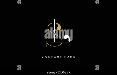 LS, SL Alphabets Letters Logo Monogram Stock Vector
