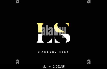 LS, SL Alphabets Letters Logo Monogram Stock Vector