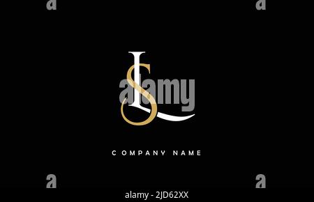 LS, SL Alphabets Letters Logo Monogram Stock Vector
