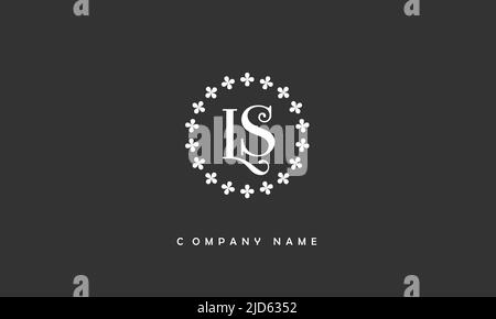 LS, SL Alphabets Letters Logo Monogram Stock Vector