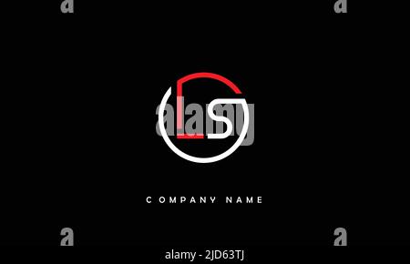 LS, SL Alphabets Letters Logo Monogram Stock Vector