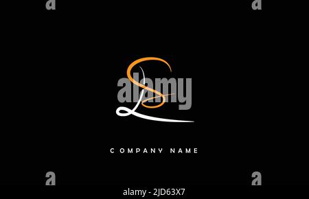 LS, SL Alphabets Letters Logo Monogram Stock Vector